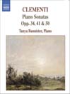 CLEMENTI: Piano Sonatas Op. 50 No. 1, Op. 41 and Op. 34 No.@